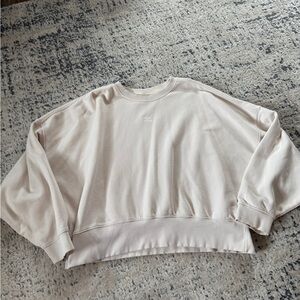 Adidas cream crewneck
